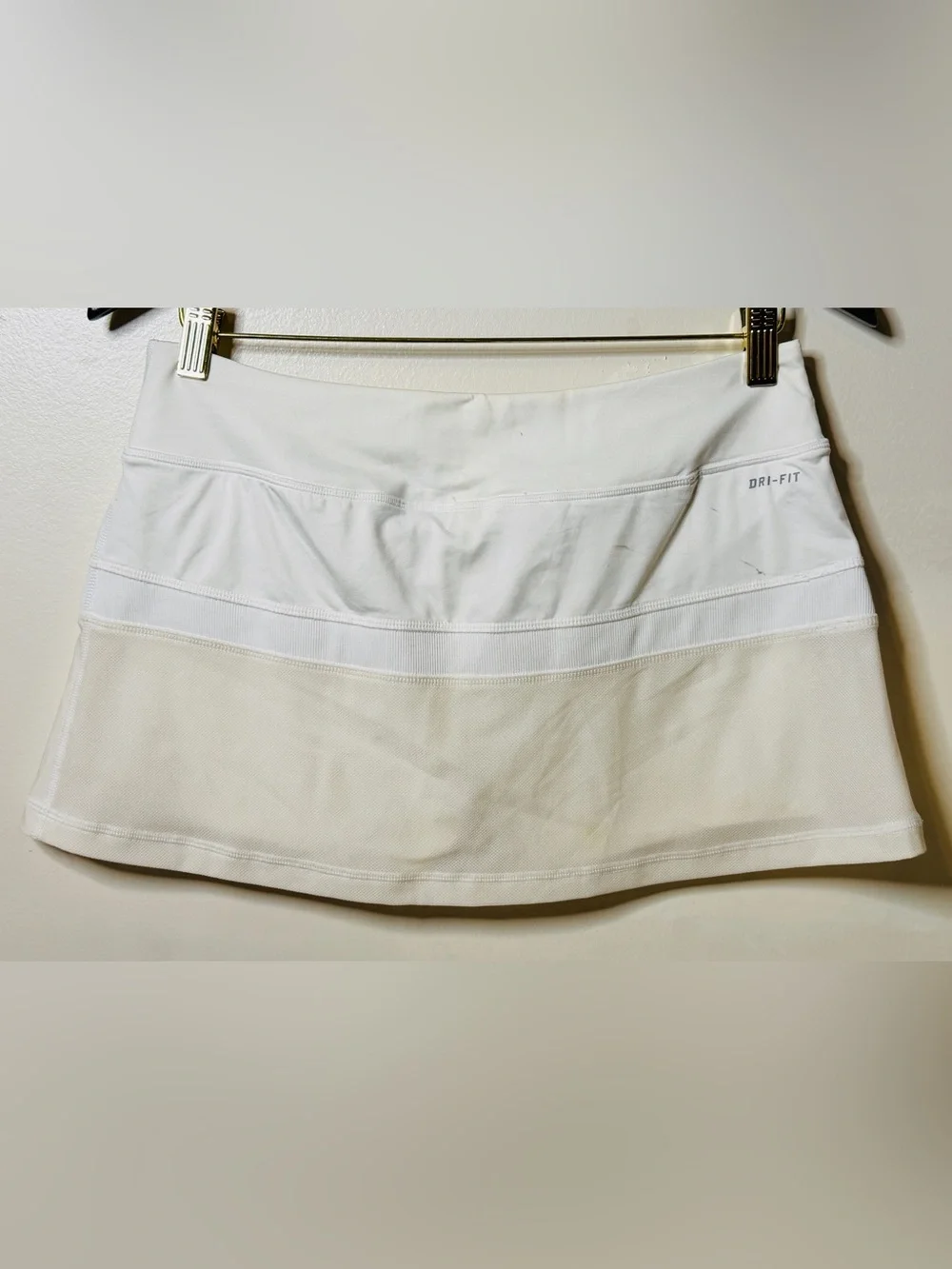 Nike Dri-FIT White Athletic Tennis Golf Skort Women’s Medium